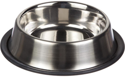 

dogsbuzz pet bowl medium size ( 700ml) round Steel Pet Bowl(700 ml Steel)
