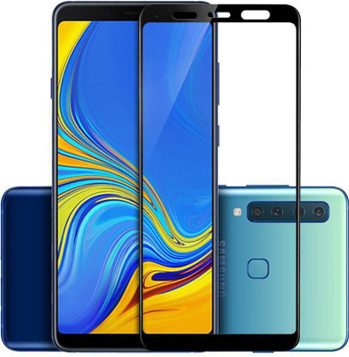 b.bright Edge To Edge Tempered Glass for Samsung Galaxy A9 2018 5D Tempered Glass ( Pack of 1 )(Pack of 1)