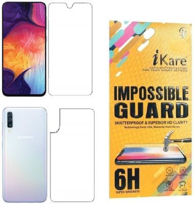iKare Front and Back Screen Guard for Samsung Galaxy A50(Pack of 2)