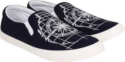 

Hotstyle Printed Loafers For Men(Blue