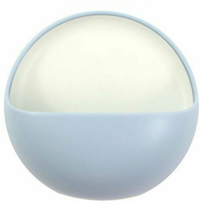 BEGMY Round Shape Wall Mounted Soap Holder For Bathroom Accessories(White)