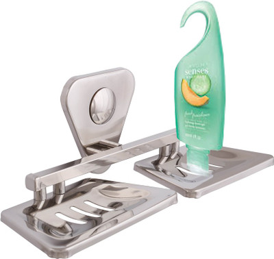 

Mclion Double Soap Case-Solution(Silver, Mirror Finish), Mirror finish;silver