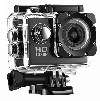 

Buy Genuine HD 1080P Sports HD Camera Video Camera with Waterproof Camera Case Sports and Action Camera(Black, 12 MP)
