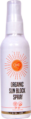 

Oxi9 ORGANIC SUN BLOCK SPRAY - SPF 7 PA++++(100 ml)