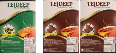 Tejdeep Pack of Insant Cardamom Premix 1 kg Instant Coffee Premix 2 kg Instant Tea Pouch(3 x 333.33 g)