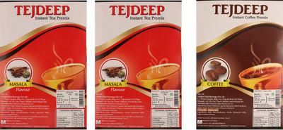 Tejdeep Pack of Insant Masala Premix 2 kg Instant Coffee Premix 1 kg Instant Tea Pouch(3 x 333.33 g)