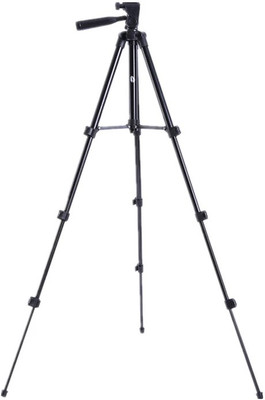 

LIFEMUSIC Portable Lightweight Aluminum Folding Portable Tripod for DSLR Cameras,3-way pan head tripod for camera Mobile Tripod With Mobile Clip Holder Bracket Fully Flexible Mount Cum Tripod Stand with Three-dimensional Head & Quick Release Plate Tripod 