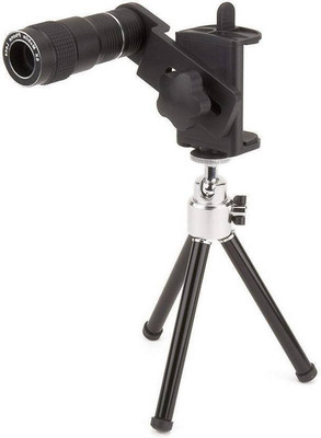 

PPDR Mobile Phone Telescope Camera & Tripod Mobile Phone Lens Tripod(Black, Supports Up to 3000 g)