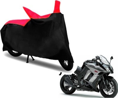 InayaAutoMotive Two Wheeler Cover for Kawasaki(Ninja 1000, Black, Red)