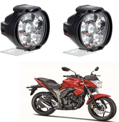 RWT 6 LED Shilon Light, Dash Light for For Suzuki Gixxer Fog Lamp Motorbike LED for Suzuki (12 V, 15 W)(Gixxer, Pack of 2)