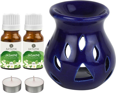 Aatiutik Jasmine Diffuser Set AT-2TL_BLUETDIF_2JAS(5 x 4 ml)