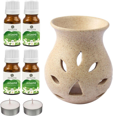 Aatiutik Jasmine Diffuser Set AT-2TL_GRAINTDIF_4JAS(7 x 5.71 ml)