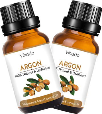

VIHADO Argan Oil (Hair Styling, Shiny Hair) Hair Oil (10 ml) (Pack of 2) Hair Oil(10 ml)