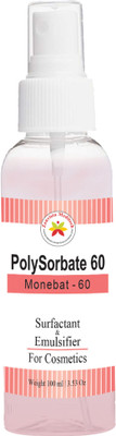 

Zenvista Meditech PolySorbate 60, Monebat-60 Surfactant & Emulsifier For Cosmetics(100 ml)