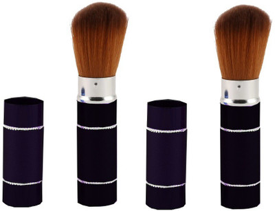 

ADJD ULTRA SMOOTH SOFT BRISTLES PROFESSIONAL USE LOOSE FACE POWDER BRUSH(Pack of 2)