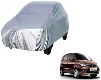 ask Car Cover For Maruti Suzuki Zen Estilo (Without Mirror Pockets)(Silver)