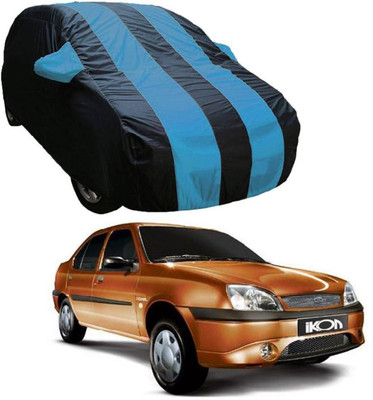 ABS AUTO TREND Car Cover For Ford Ikon (With Mirror Pockets)(Multicolor)
