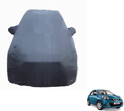 AUTO STAR Car Cover For Nissan Micra Active (With Mirror Pockets)(Grey)
