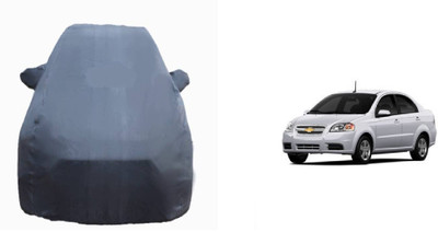 AUTO STAR Car Cover For Chevrolet Aveo (With Mirror Pockets)(Grey)