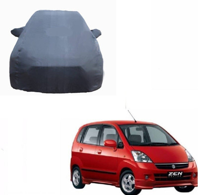 AUTO STAR Car Cover For Maruti Suzuki Zen Estilo (With Mirror Pockets)(Grey)