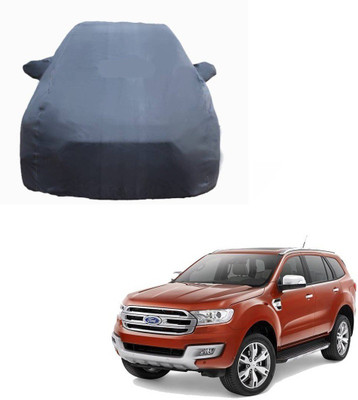 AUTO STAR Car Cover For Chevrolet Enjoy (With Mirror Pockets)(Grey)