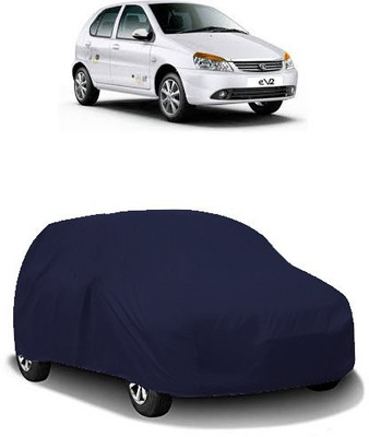 QualityBeast Car Cover For Tata Indica eV2 (Without Mirror Pockets)(Blue)