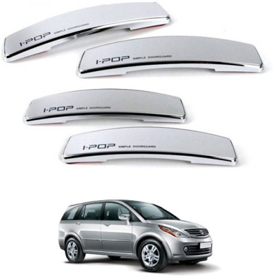 I Pop Plastic Car Door Guard(Silver, Pack of 4, Tata, Aria)