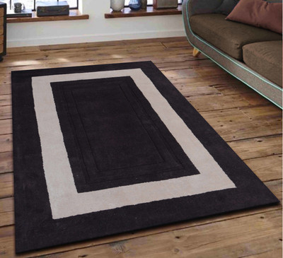 PRESTO Brown, Beige Wool Area Rug(2 ft,  X 5 ft, Rectangle)