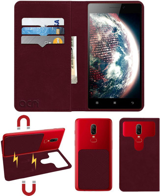 ACM Flip Cover for Lenovo Vibe X2 Ap(Maroon, Cases with Holder, Pack of: 1)