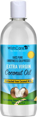 

WishCare Premium Cold Pressed Extra-Virgin Coconut Oil Cleansing Oil(500 ml)