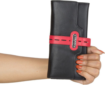 

Kara Casual Black, Red Clutch