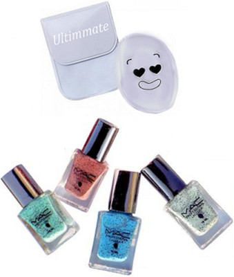 Ultimate silicon puff, Professional Nail polish pack of 4(Set of 5)