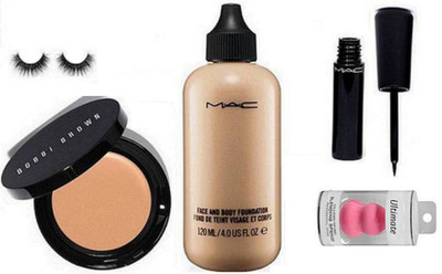 

Ultimate Sponge puff, Face and Body Foundation, Waterproof Eyeliner, Corrector Concealer, Eyelashes(Set of 5)