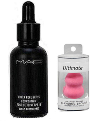 

Ultimate Sponge Puff & Hyper Real Foundation(Set of 2)