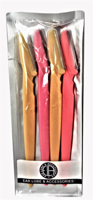 

Ear Lobe & Accessories Eye Brow Razor - Pack of 4 Disposable Razor(Pack of 4)