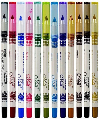 

MN eyeliner shimmer 12 different shades 24 g(multicolor)