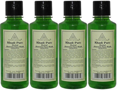 

Khadi Pure Herbal Aloevera Face Wash (Pack of 4) Face Wash(840 ml)