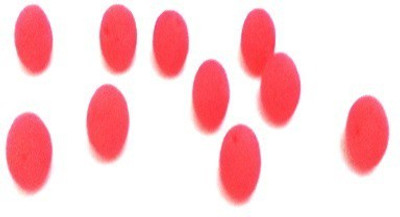 JUST ONE CLICK Soft Bait Porcelain Fishing Lure(Pack of 10, Size 2)