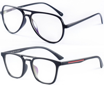 

Azmani Full Rim Aviator, Wayfarer Frame(50 mm