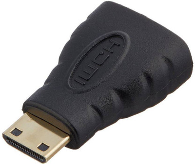 

Fangtooth Mini HDMI(C) Male to HDMI(A) Female Adapter Converter Plug Type C to A Gaming Adapter(Black, For Xbox One, PS4, PS3, X-box 360, PC)