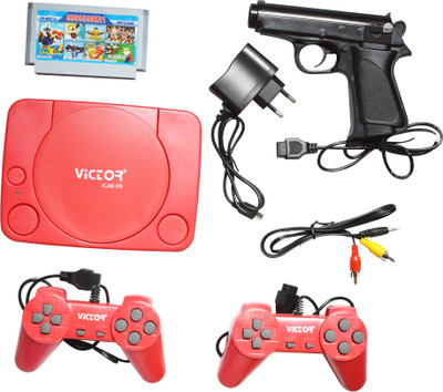 

GROZA B247 8Bit TV Video Game 0.2 GB with Super Mario, Fifa Soccer 2000, Olympic 2000, Duck Hunt, Long Jump, Clay shotting, Galaxian(Multicolor)