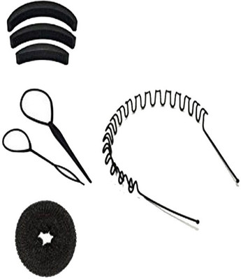 

GadinFashion Women Hair Accessories with Zig Zag Hair Band Hair Accessory Set(Black)