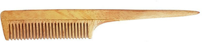

MORGES Neem Wood Tail Comb For Home And Salo Use Accessories For Girls And Women, Pack Of 1