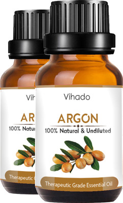 

VIHADO 100% pure and natural Argan Hair Growth Oil (10 ml) (Pack of 2) Hair Oil(10 ml)