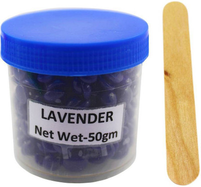

Antezik Lavender No Strip Flavor Wax Pearl Hair Removal Hot Wax Beans, 50 grams Wax(50 g)
