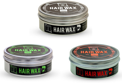 

Mirella Hype hair wax white,green,red mix 3 pack combo Hair Wax(375 g)