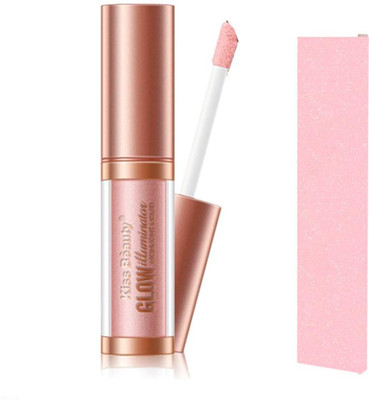 

Kiss Beauty Face Glow Illuminator Pink Blush Highlighter(Glittering Charm, Pink Blush)