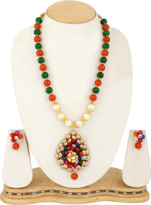 SHUBHAM JEWELLERS Crystal Multicolor Jewellery Set(Pack of 1)
