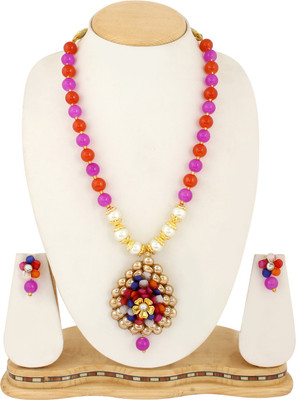 SHUBHAM JEWELLERS Crystal Multicolor Jewellery Set(Pack of 1)