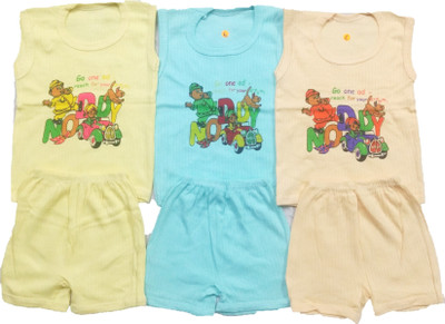 NewJainTraders Baby Boys & Baby Girls Casual Top Shorts(Multi06)